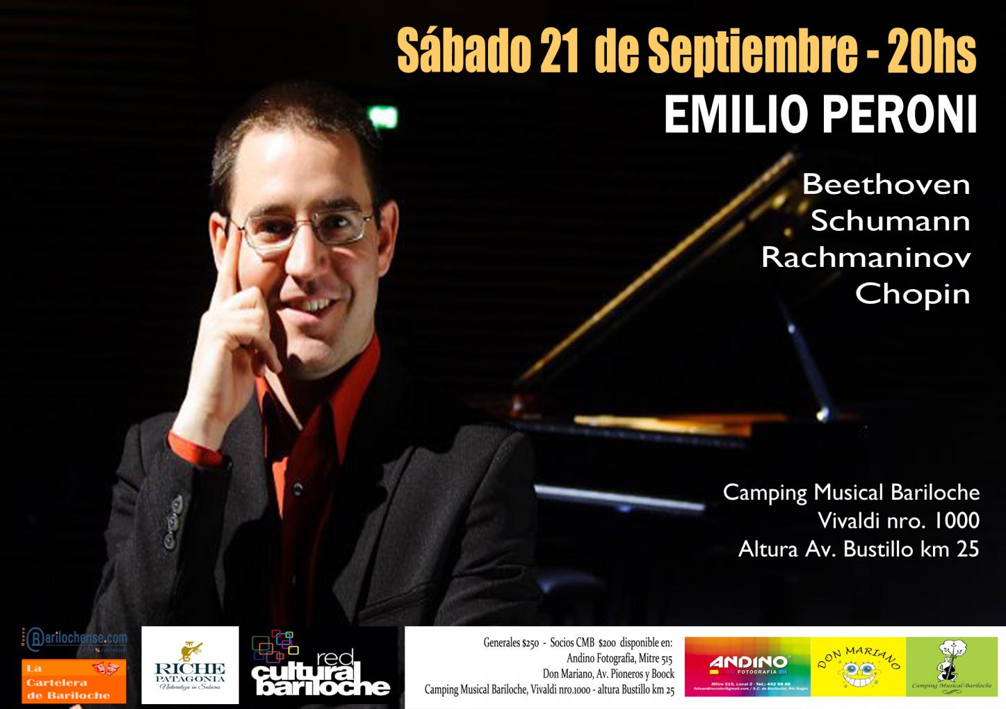 EMILIO PERONI en CONCIERTO: PIANO