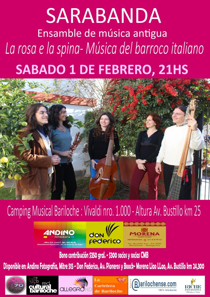 Sarabanda presenta "La rosa e la spina": canciones y m&uacute;sica del barroco italiano