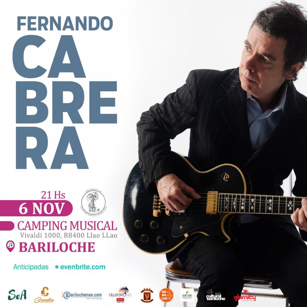 Fernando Cabrera en Camping Musical Bariloche