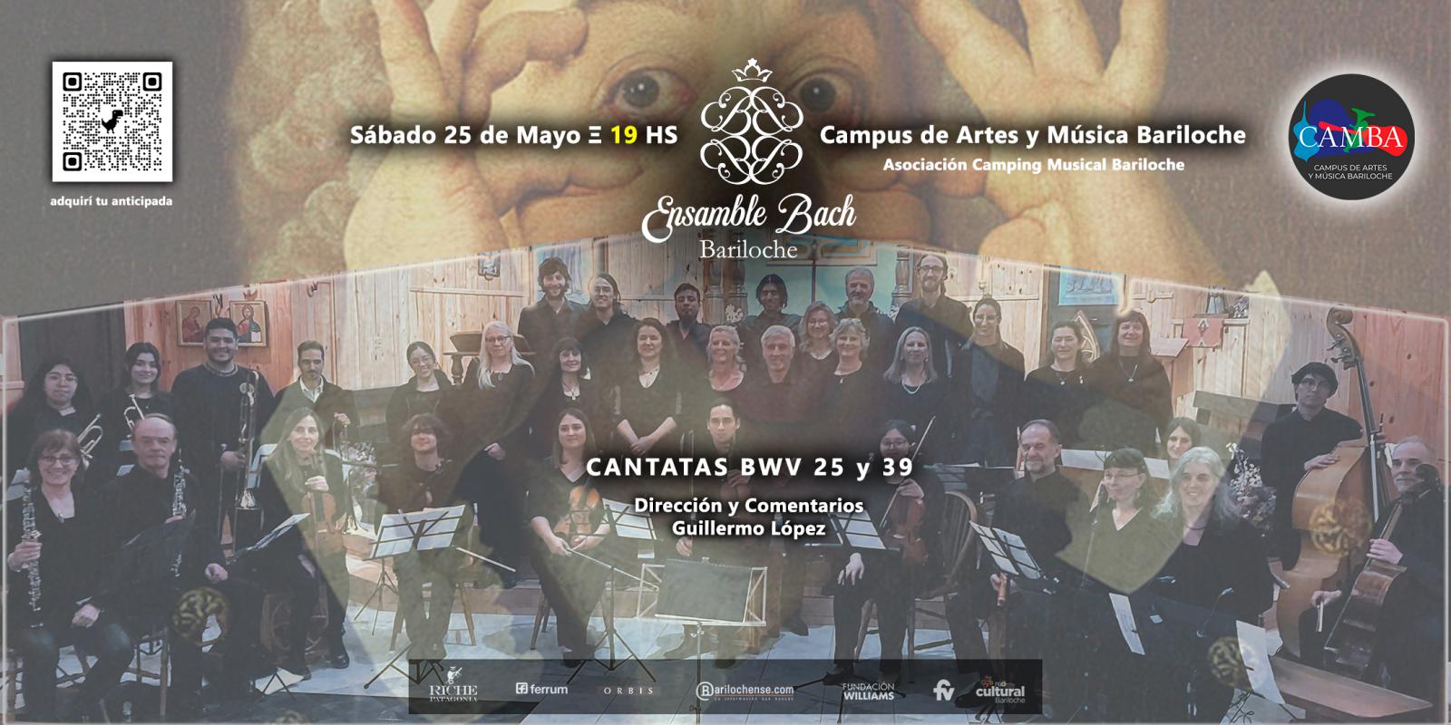 Ensamble Bach - Bariloche presenta Cantatas de Bach BWV 25 y BWV 39