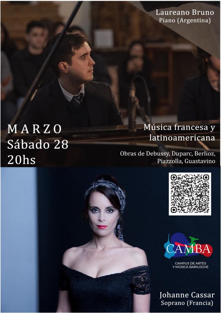 De la m&eacute;lodie fran&ccedil;aise a la pasi&oacute;n sudamericana | Laureano Bruno (Arg) Piano & Johanne Cassar (Fr) Soprano 