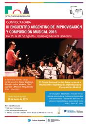 III Encuentro Argentino de Improvisaci&oacute;n y Composici&oacute;n Musical 2015