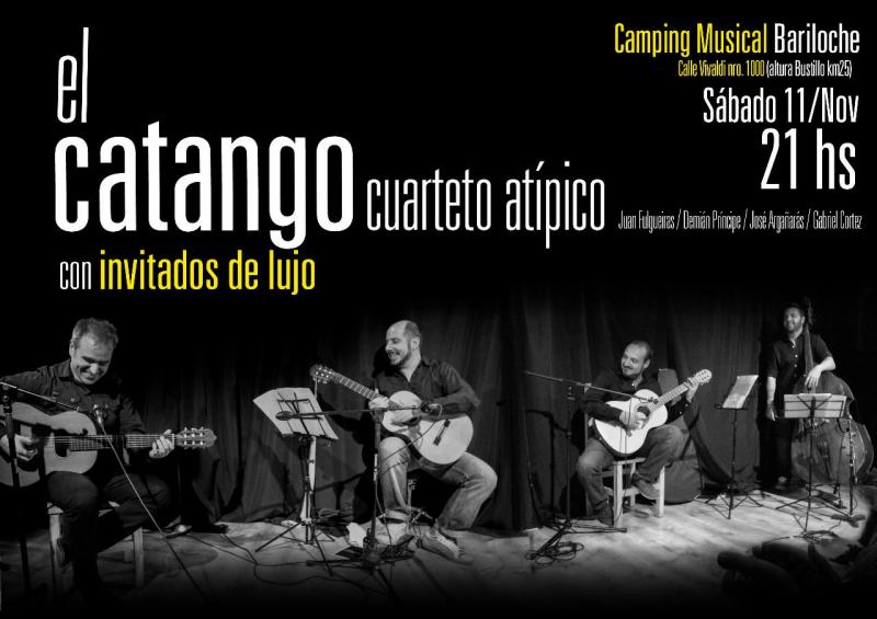El Catango Cuarteto At&iacute;pico: tangos y milongas con invitados de lujo