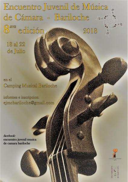 8&deg; Encuentro Juvenil de M&uacute;sica de C&aacute;mara Bariloche: del 18 al 22 de Julio 