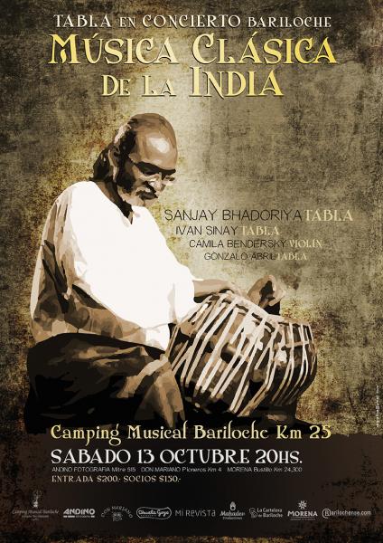 M&uacute;sica Cl&aacute;sica de la India: Maestro Sanjay Bhadoriya (tabla)