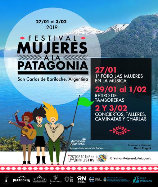 Festival Mujeres a la Patagonia 2019: talleres y charlas en Camping Musical Bariloche
