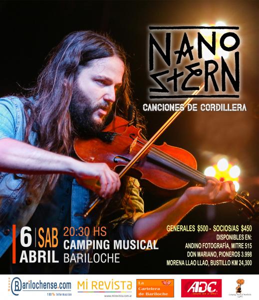 Nano Stern presenta Canciones de Cordillera, s&aacute;bado 6 de Abril