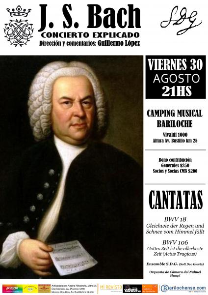 Concierto explicado: Cantatas de Johann Sebastian Bach. Direcci&oacute;n y comentarios: Guillermo L&oacute;pez.