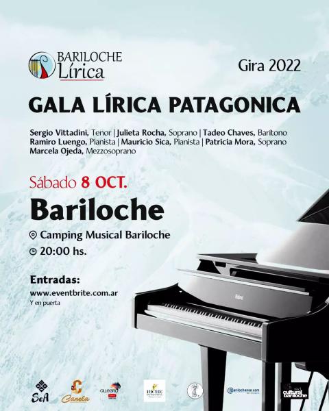 Bariloche L&iacute;rica presenta: Gala l&iacute;rica Patag&oacute;nica
