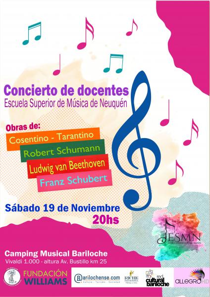 Concierto de docentes de la Escuela Superior de M&uacute;sica de Neuqu&eacute;n  