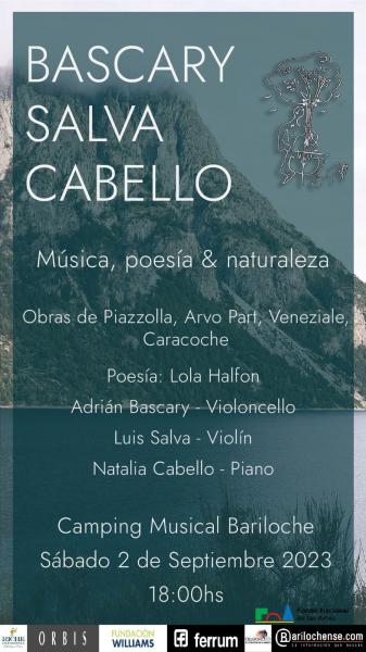 Tr&iacute;o Salva- Cabello -Bascary: M&uacute;sica , poes&iacute;a y naturaleza