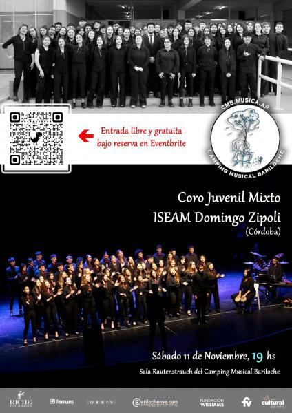 Coro Juvenil Mixto del ISEAM Domingo Zipoli de C&oacute;rdoba: concierto gratuito