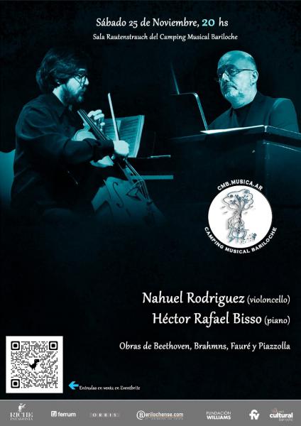 Hector Bisso y Nahuel Rodr&iacute;guez: concierto de piano y violonchelo