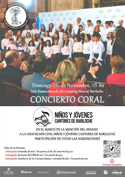 Coro de Ni&ntilde;os y J&oacute;venes cantores de Bariloche: Domingo 26 de Noviembre 