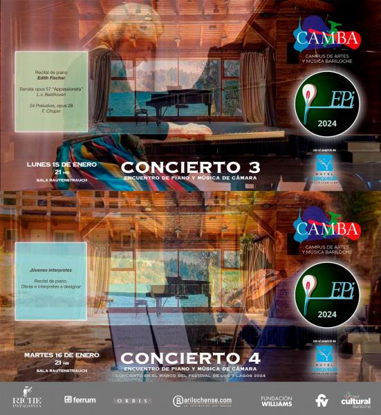 CONCIERTOS del ENCUENTRO de Piano y M&uacute;sica de C&aacute;mara Internacional  