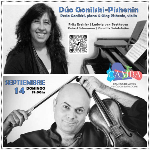 D&uacute;o de piano y viol&iacute;n Gonilski-Pishenin