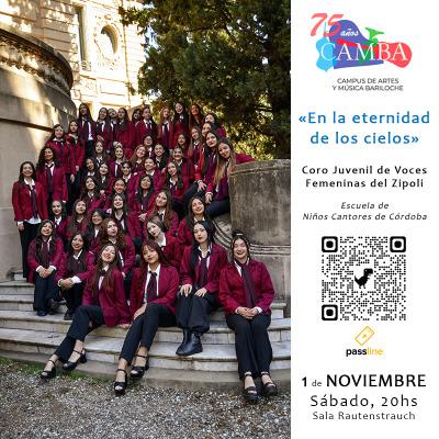 Coro Juvenil de Voces Femeninas del Zipoli presenta  En la eternidad de los cielos