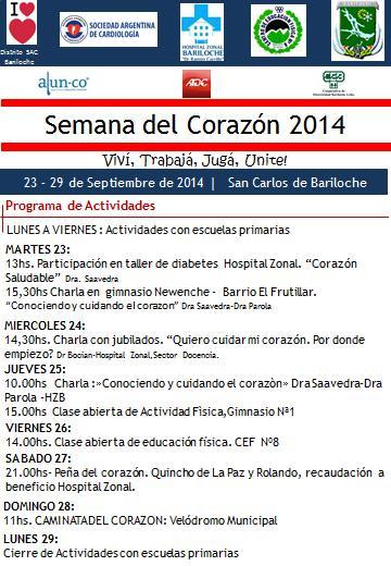 SEMANA INTERNACIONAL DEL CORAZON 2014