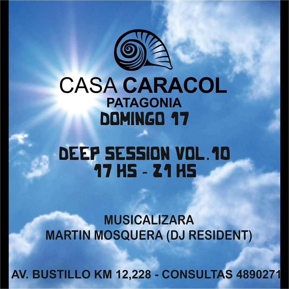 Como todos los domingos, DEEP SESSION en Casa Caracol