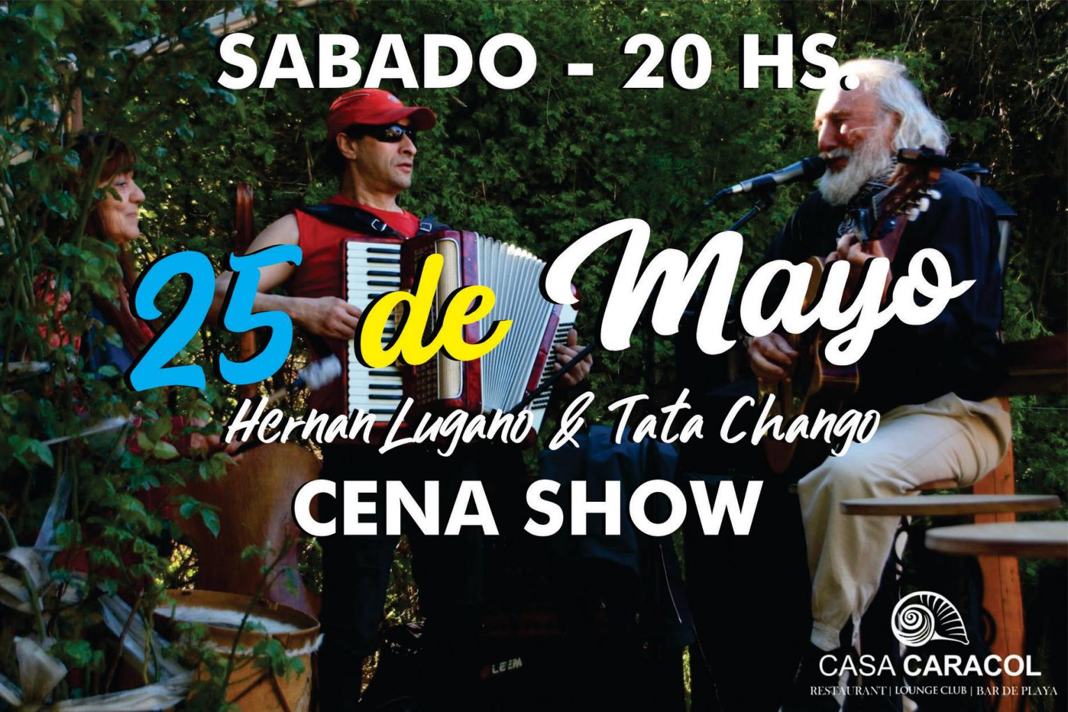 Tata Chango y Hern&aacute;n Lugano Cena Show