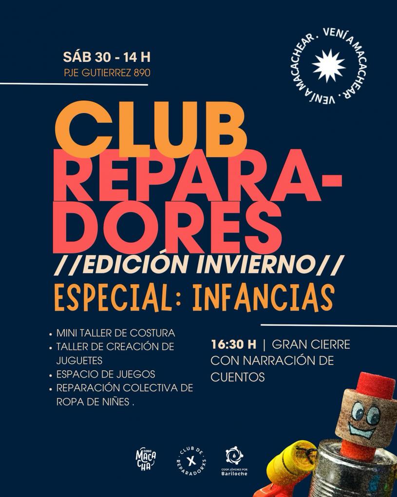  &iexcl;Vuelve el Club de Reparadores x Bariloche!