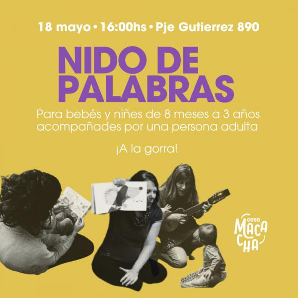 Nido de palabras. Actividad infancias 