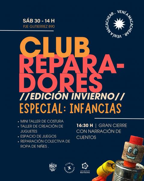  &iexcl;Vuelve el Club de Reparadores x Bariloche!