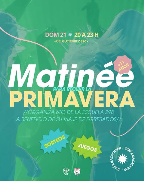 Matinee para recibir la primavera &#127800;