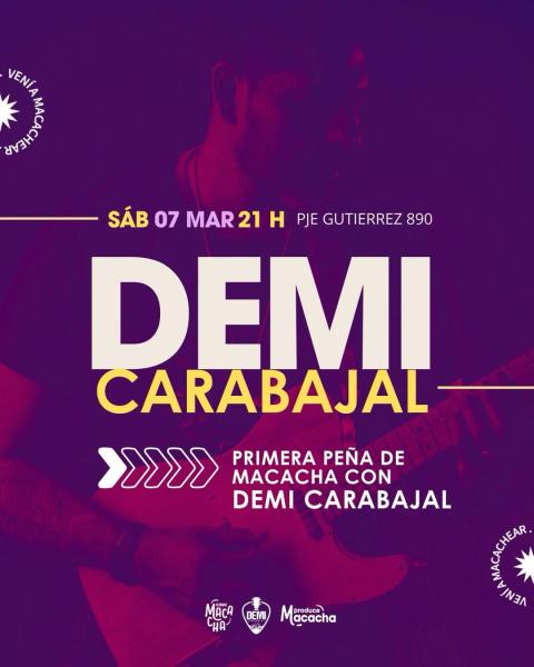 PE&Ntilde;A CON EL GRAN DEMI CARABAJAL