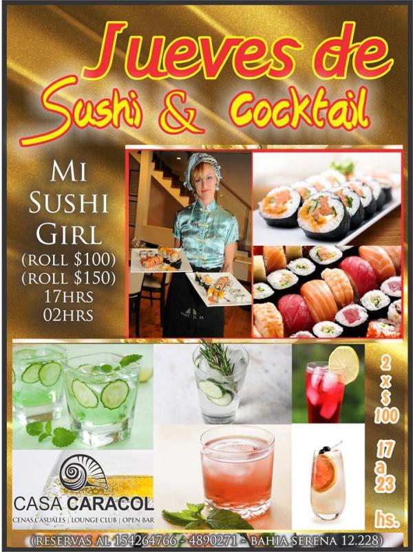 Jueves de Sushi y Coktails