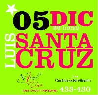 Show en vivo: Luis Santa Cruz