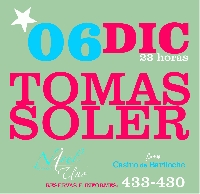 Show en vivo: Tom&aacute;s Soler