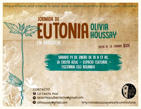 Jornada de EUTON&Iacute;A en Bariloche por Olivia Houssay