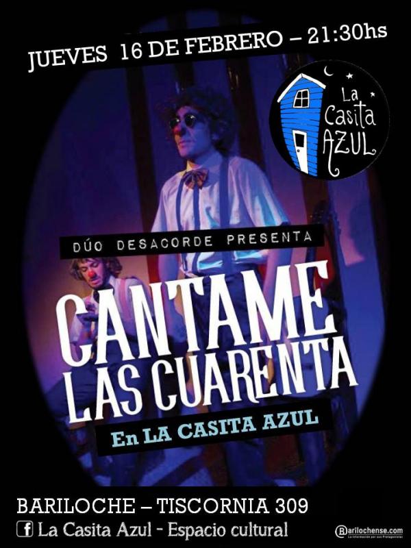 D&uacute;o Desacorde CLOWN presenta "Cantame las Cuarenta"