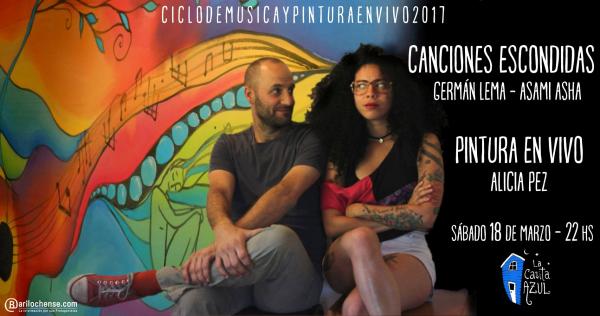 D&uacute;o Canciones Escondidas & Alicia Pez - Ciclo de M&uacute;sica y Pintura en Vivo 2017 - 3ra Edici&oacute;n