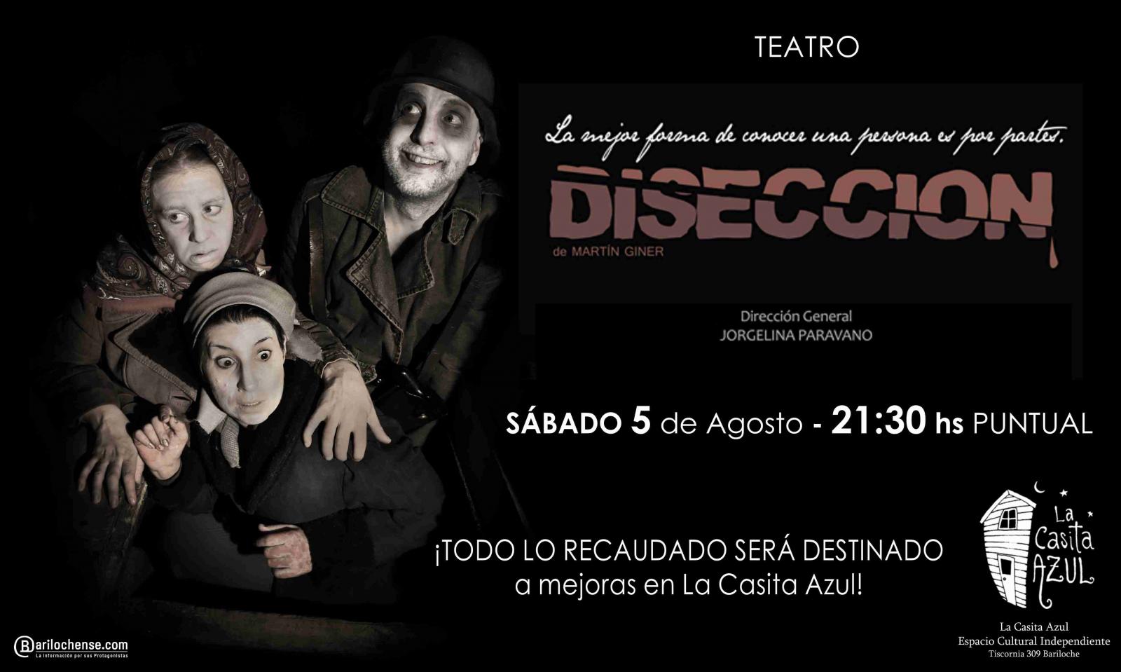 TEATRO "Disecci&oacute;n" de Mart&iacute;n Giner - Mezclum Grupo de Teatro - Funci&oacute;n a beneficio de La Casita!