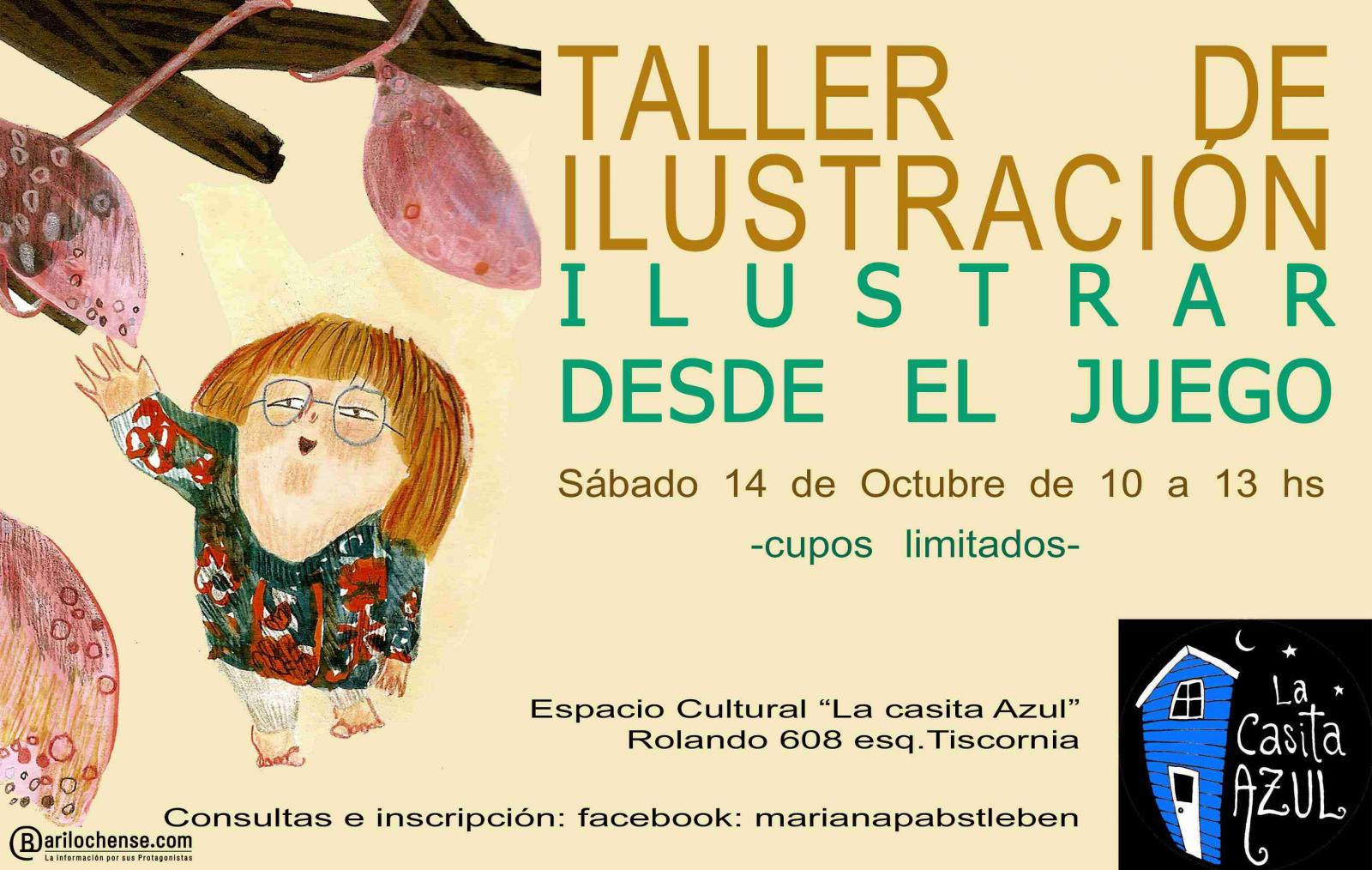 Taller de ILUSTRACI&Oacute;N "Ilustrar desde el Juego" por Mariana Pabstleben