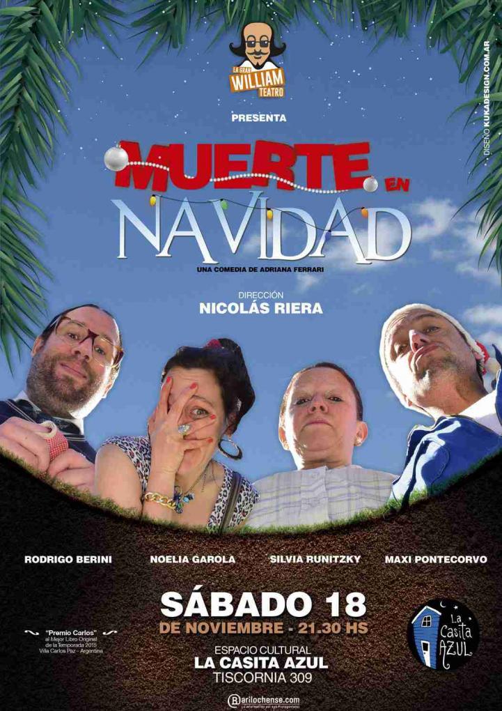 TEATRO "Muerte en Navidad" una comedia de Adriana Ferreri