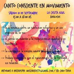 Taller: Canto Consciente en Movimiento