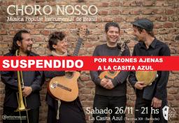 CHORO NOSSO en Bariloche! m&uacute;sica popular instrumental de Brasil