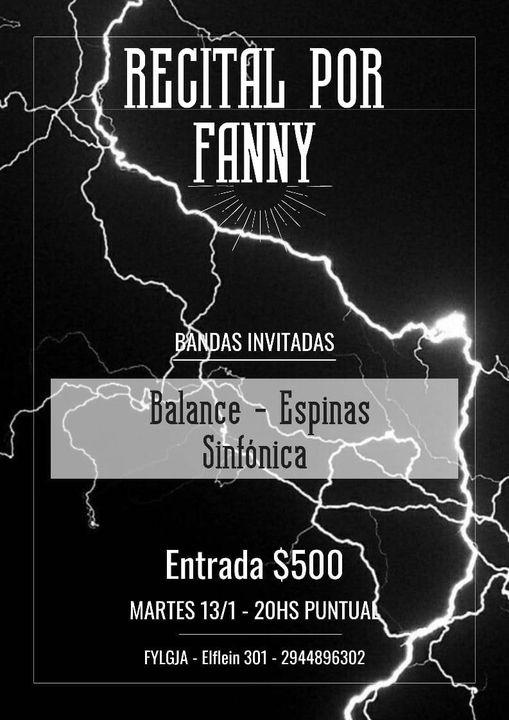  RECITAL POR FANNY