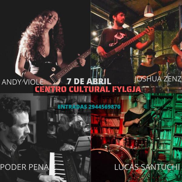 Andy Viole, Joshua Zenz, Poder Pena y Lucas Santuchi