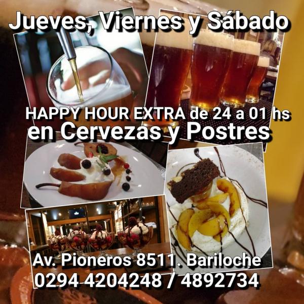 HAPPY HOUR EXTRA: Jueves, Viernes y S&aacute;bado