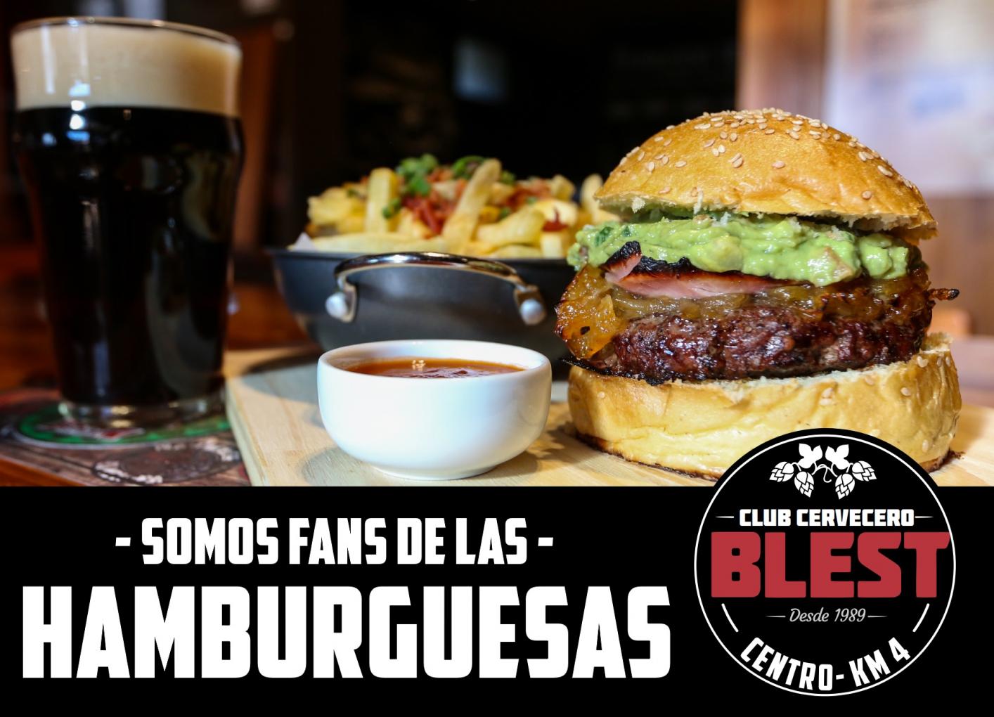 Somos fan&aacute;ticos de las hamburguesas