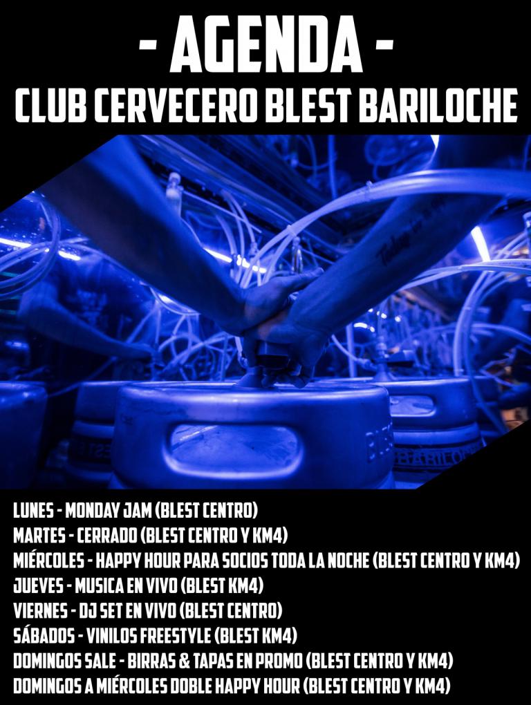 Agenda de Abril en Club Cervecero Blest