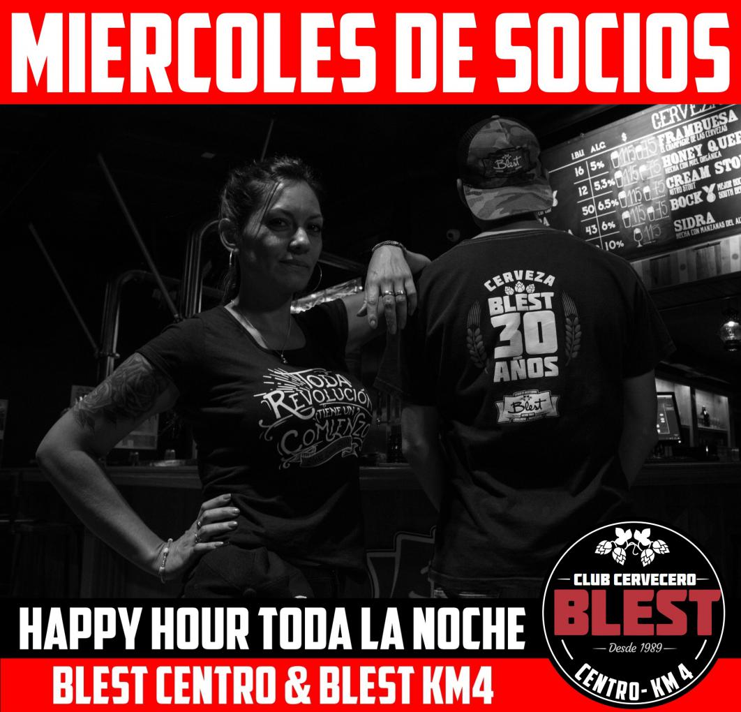 Mi&eacute;rcoles de Socios en Club Cervecero Blest Bariloche