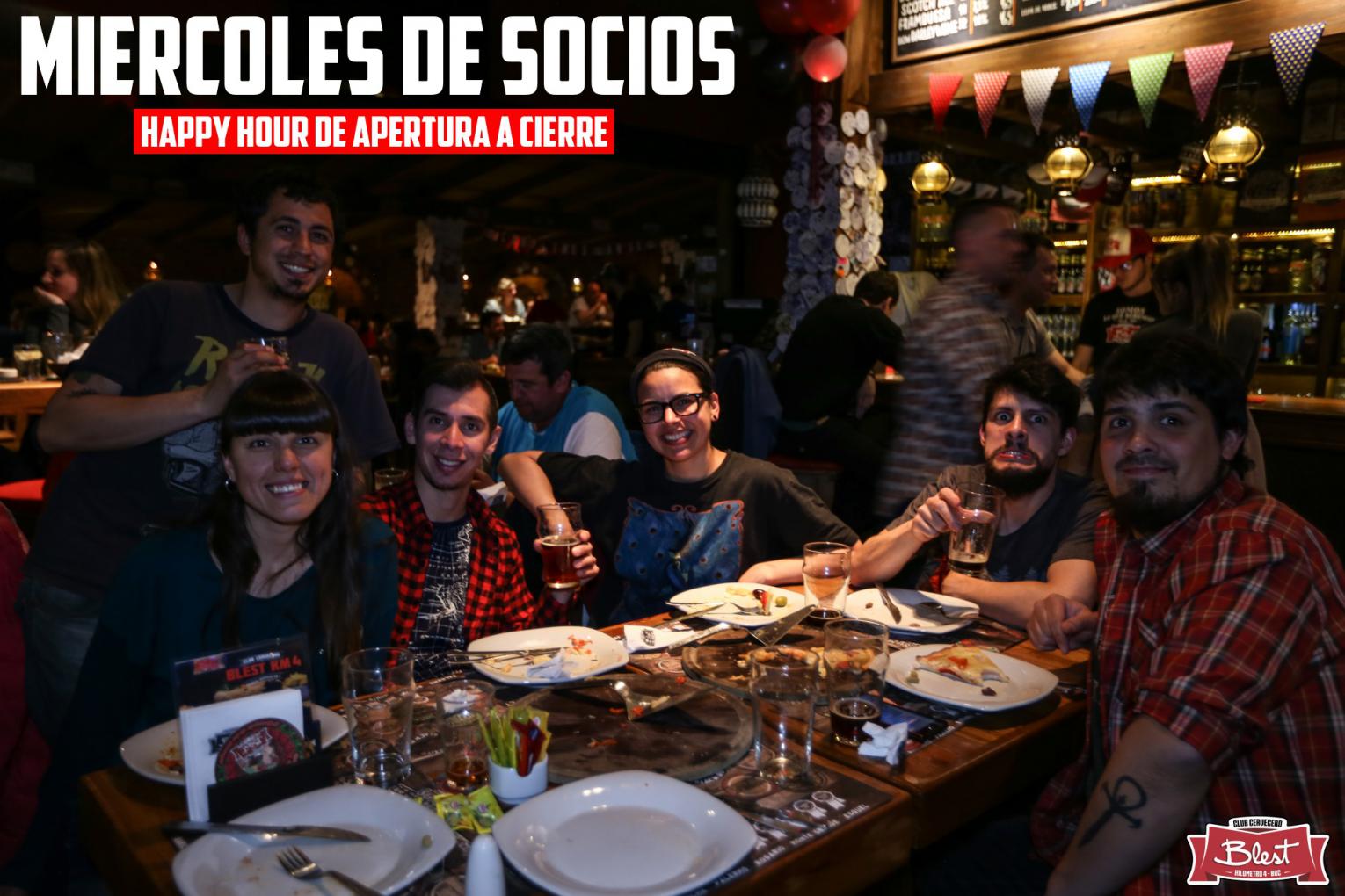 Mi&eacute;rcoles de Socios en Club Cervecero Blest Bariloche