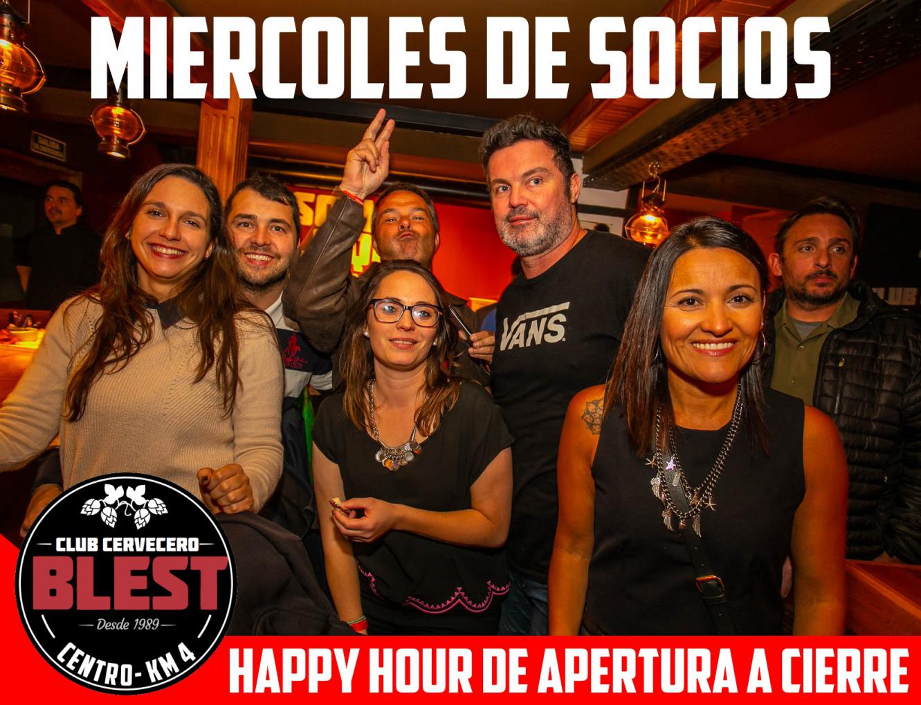 Mi&eacute;rcoles de Socios en Club Cervecero Blest Bariloche