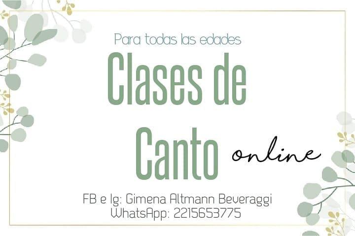 Clases de Canto online