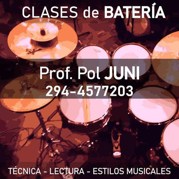 Clases de Bater&iacute;a por Pol Juni